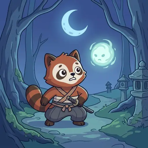 鬼火を追う武士 cover